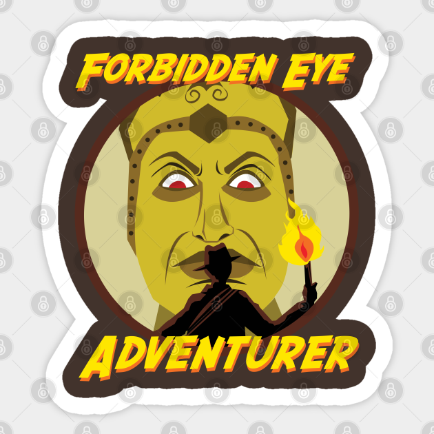 The Eyes of Mara! Indiana Jones Sticker TeePublic